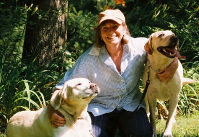 Diane with Abby and Sassy